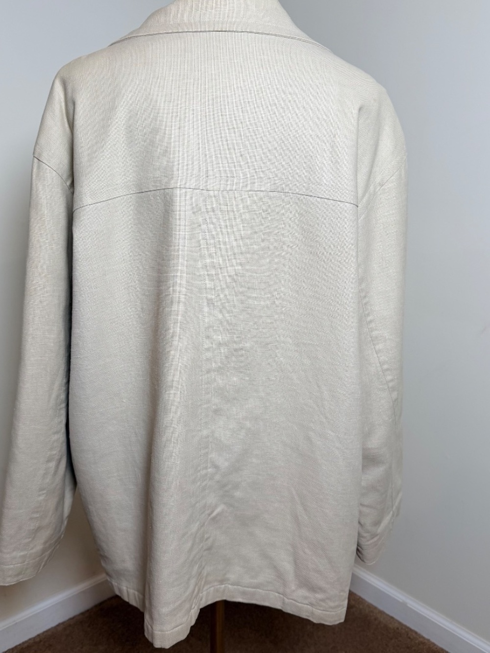 Vintage LLBean Linen Work Jacket Classic Lightly Insulated Workwear Outdoor Wear - Picture 3 of 11